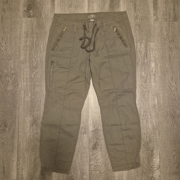 LOFT Ankle Cargo Pants - Picture 1 of 3